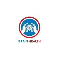 logotipo de salud cerebral vector