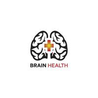 brain health logo vector