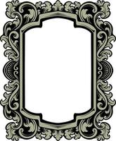 Luxury Frame Ornament Wedding Decoration vector