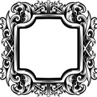 Luxury Frame Ornament Wedding Decoration vector