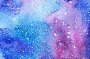 Abstract colorful watercolor background photo