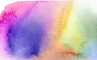 Abstract colorful watercolor background photo