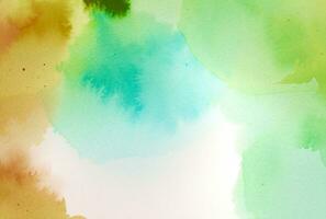 Abstract colorful watercolor background photo