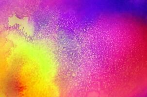 Abstract colorful watercolor for background photo
