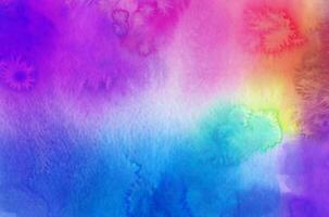 Abstract colorful watercolor for background photo