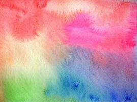 Abstract colorful watercolor for background photo