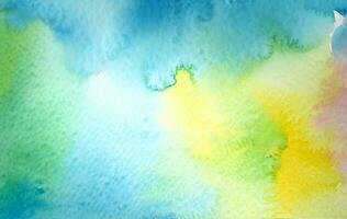 Abstract colorful watercolor for background photo