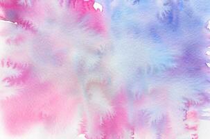 Abstract colorful watercolor for background photo