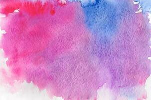 Abstract colorful watercolor for background photo