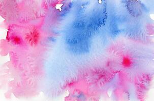 Abstract colorful watercolor for background photo