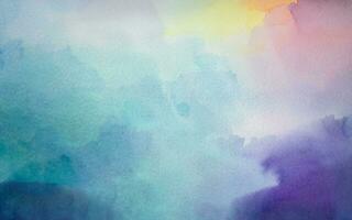 Abstract colorful watercolor for background photo