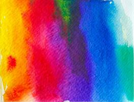 Abstract colorful watercolor for background photo