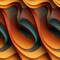 AI generate fluid Gradient dynamic wavy abstract background photo