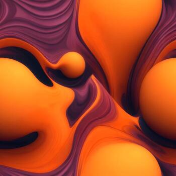 AI generate fluid Gradient dynamic wavy abstract background photo