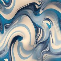 AI generate fluid Gradient dynamic wavy abstract background photo