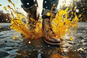 Waterproof boots - AI Generative photo
