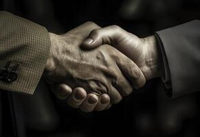 Handshake Close-up - photo