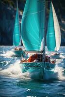 Sailing yacht regatta photo