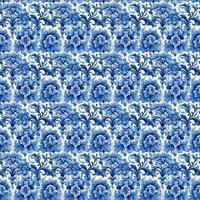 Traditional portuguese azulejo tile - AI Generative photo