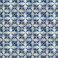 Traditional portuguese azulejo tile - AI Generative photo
