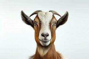 Portrait of a goat - AI Generative photo