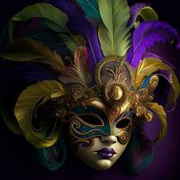 Mardi gras carnival mask photo