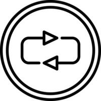 Loop Vector Icon Design