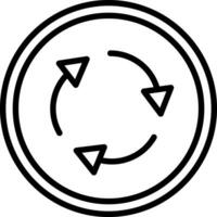 diseño de icono de vector de ciclo