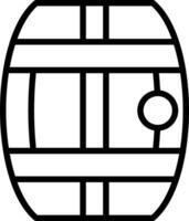 diseño de icono de vector de barril