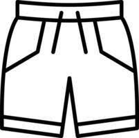 Swimming Trunks Vector Icon Design