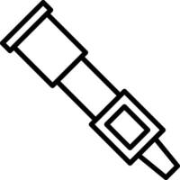 Spyglass Vector Icon Design