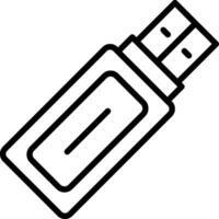 Flash Drive Vector Icon Design