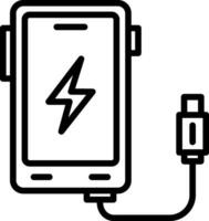 Wireless Charger Vector Icon Design