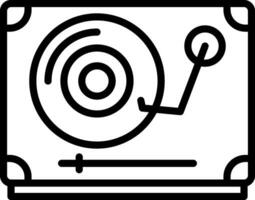 Turntable Vector Icon Design