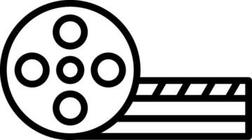 Movie Reel Vector Icon Design