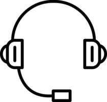 diseño de icono de vector de auriculares