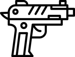 pistola vector icono diseño