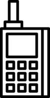 Walkie Talkie Vector Icon Design