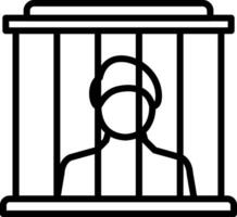 Prisoner Vector Icon Design