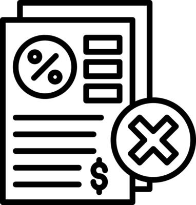 Rejected Vector Icon Design
