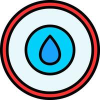 gota de agua vector icono diseño