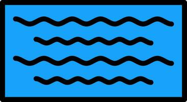 Waves Vector Icon Design