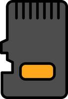 memoria tarjeta vector icono diseño