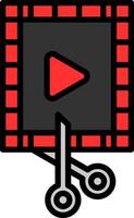 Video Editor Vector Icon Design