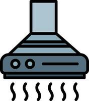 Extractor Hood Vector Icon Design