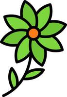 Flower Vector Icon Design