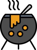 Cauldron Vector Icon Design