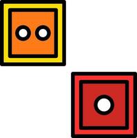 Dice Vector Icon Design