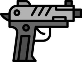 pistola vector icono diseño