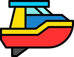 Boat Vector Icon Design